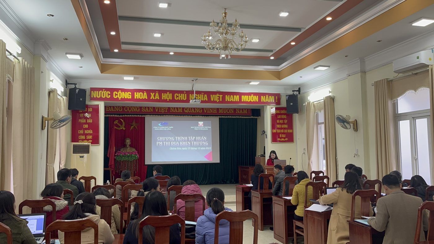 Hội nghị tập huấn Phần mềm Thi đua Khen thưởng tỉnh Tuyên Quang 1